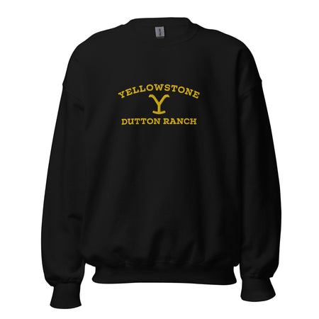 Yellowstone Dutton Ranch Logo Embroidered Sweatshirt