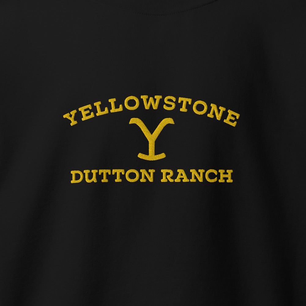 Yellowstone Dutton Ranch Logo Embroidered Sweatshirt | Yellowstone Shop