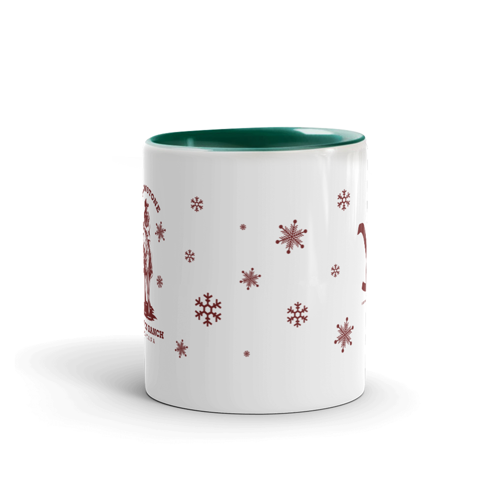 Yellowstone Dutton Ranch Cowboy Holiday Two-Tone Mug