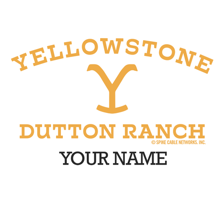 Yellowstone Dutton Ranch Logo Personalized Baby Bodysuit