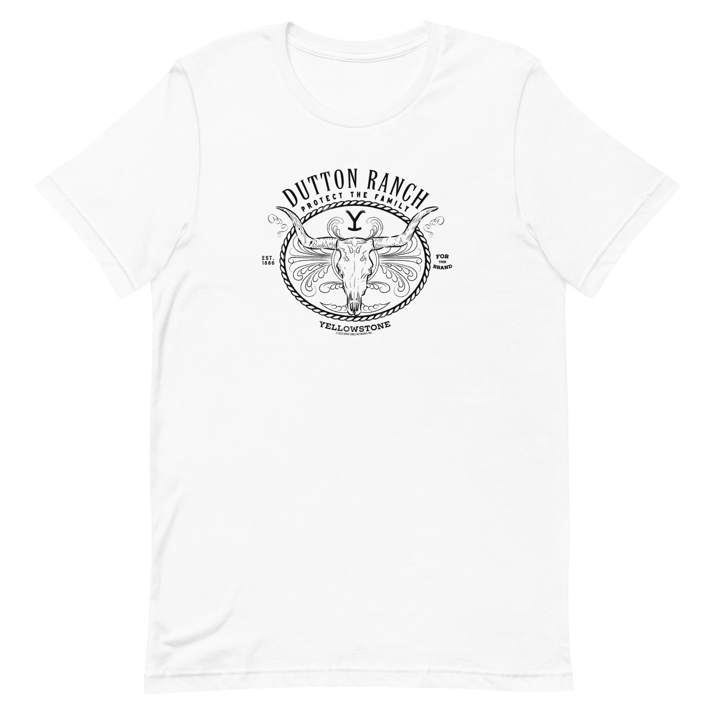 Yellowstone Dutton Ranch Protect the Family Neutral Adult T-Shirt