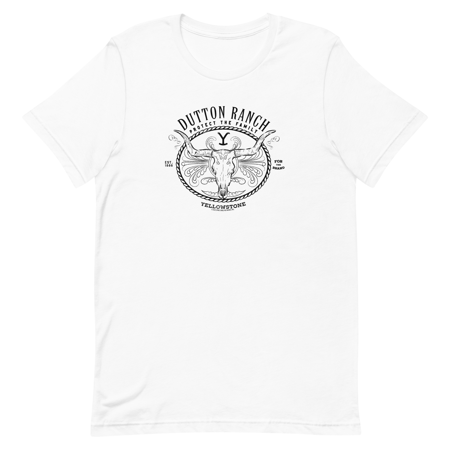 Yellowstone Dutton Ranch Protect the Family Neutral Adult T-Shirt