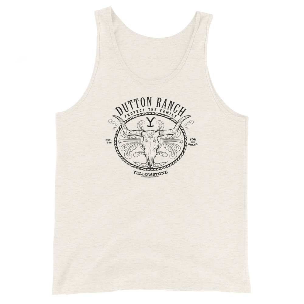 Yellowstone Dutton Ranch Protect the Family Neutral Adult Tank Top