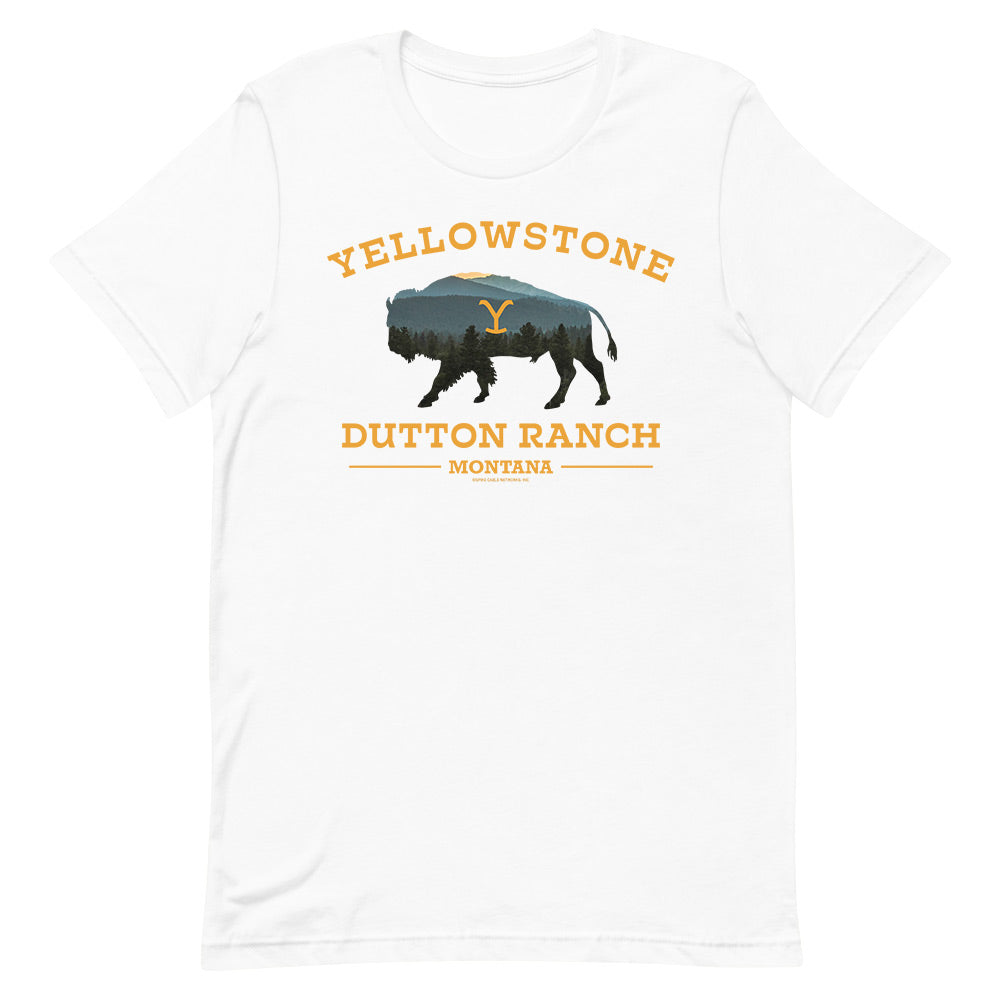 Yellowstone Dutton Ranch Bull Adult Short Sleeve T-Shirt