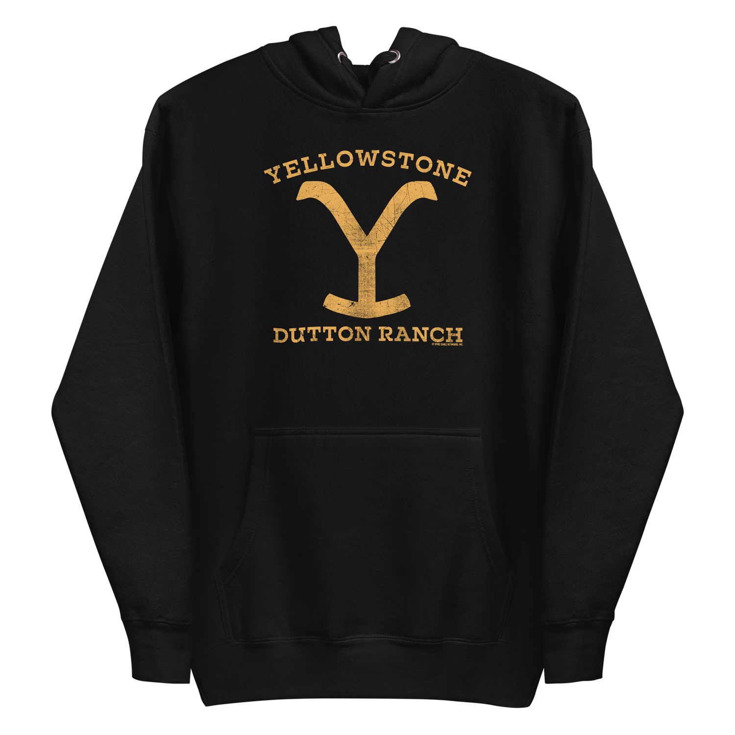 Yellowstone Dutton Ranch Distressed Logo Unisex Premium Hoodie