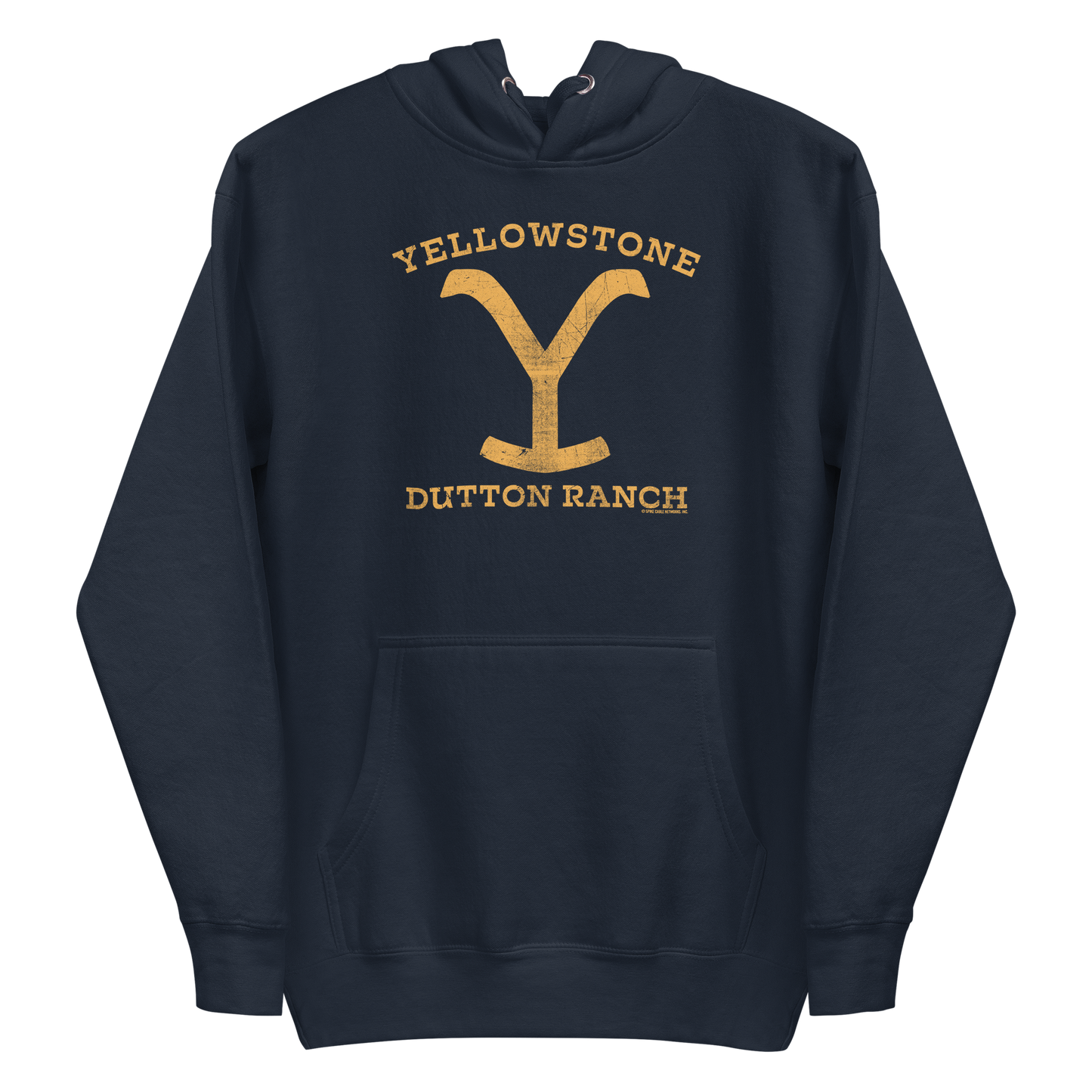 Yellowstone Dutton Ranch Distressed Logo Unisex Premium Hoodie