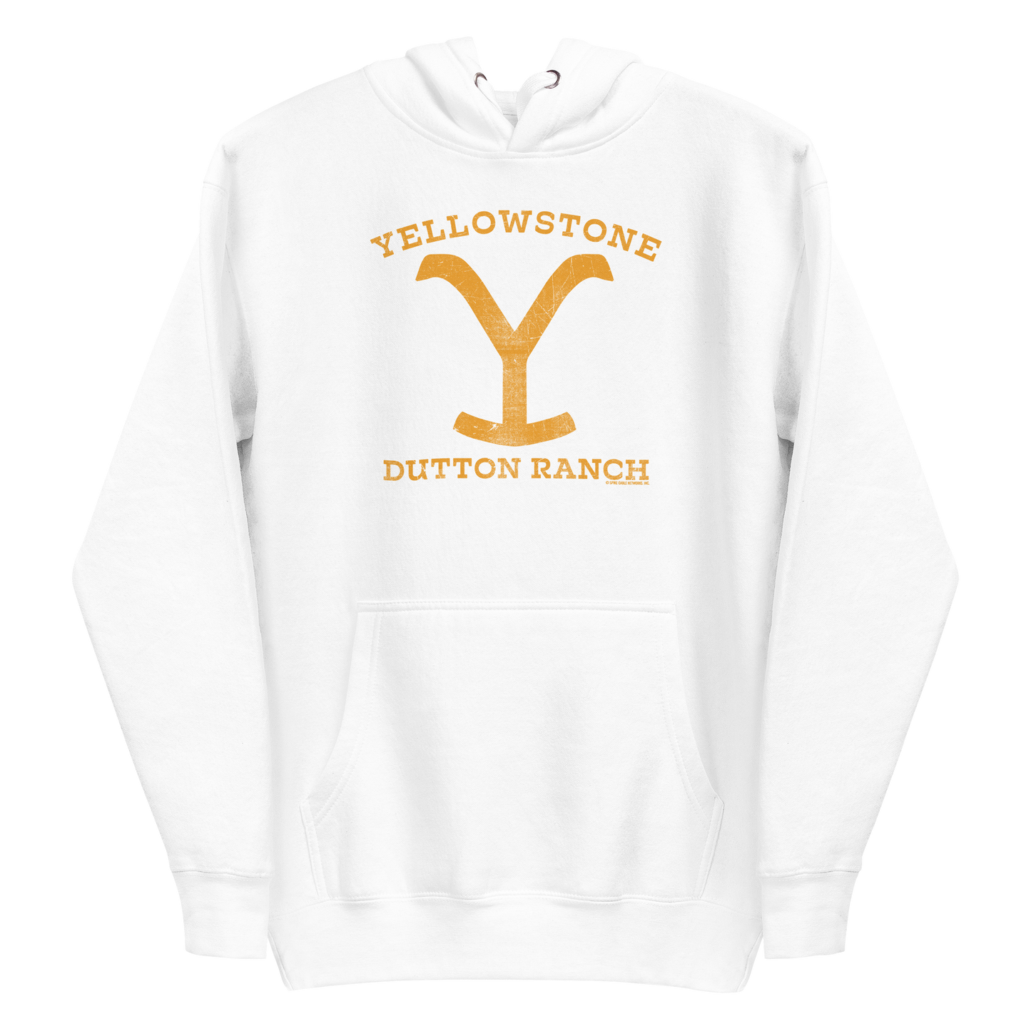 Yellowstone Dutton Ranch Distressed Logo Unisex Premium Hoodie