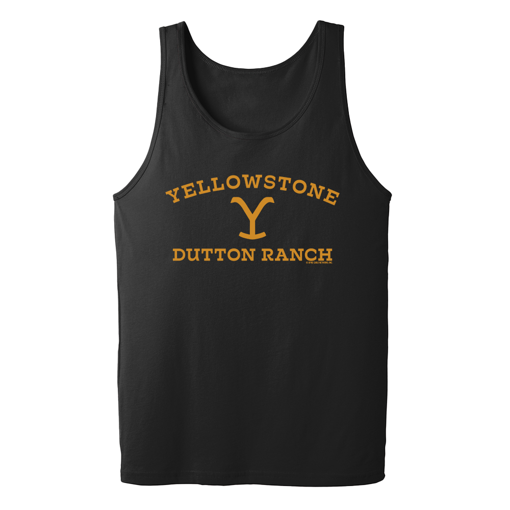 Yellowstone Dutton Ranch Logo Adult Tank Top