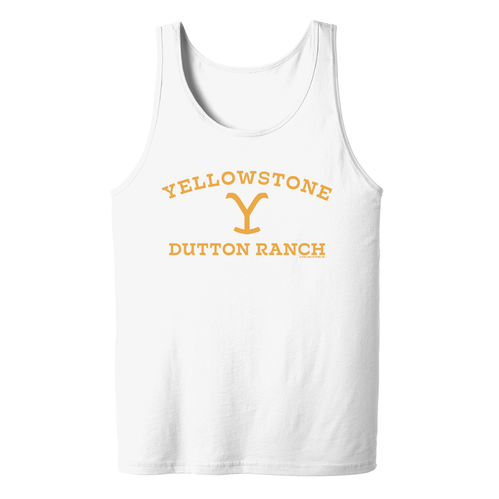 Yellowstone Dutton Ranch Logo Adult Tank Top