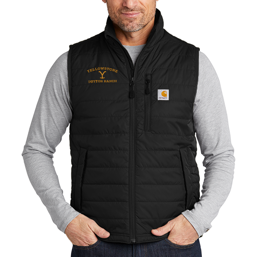 Yellowstone Dutton Ranch Logo Carhartt Vest Yellowstone Shop