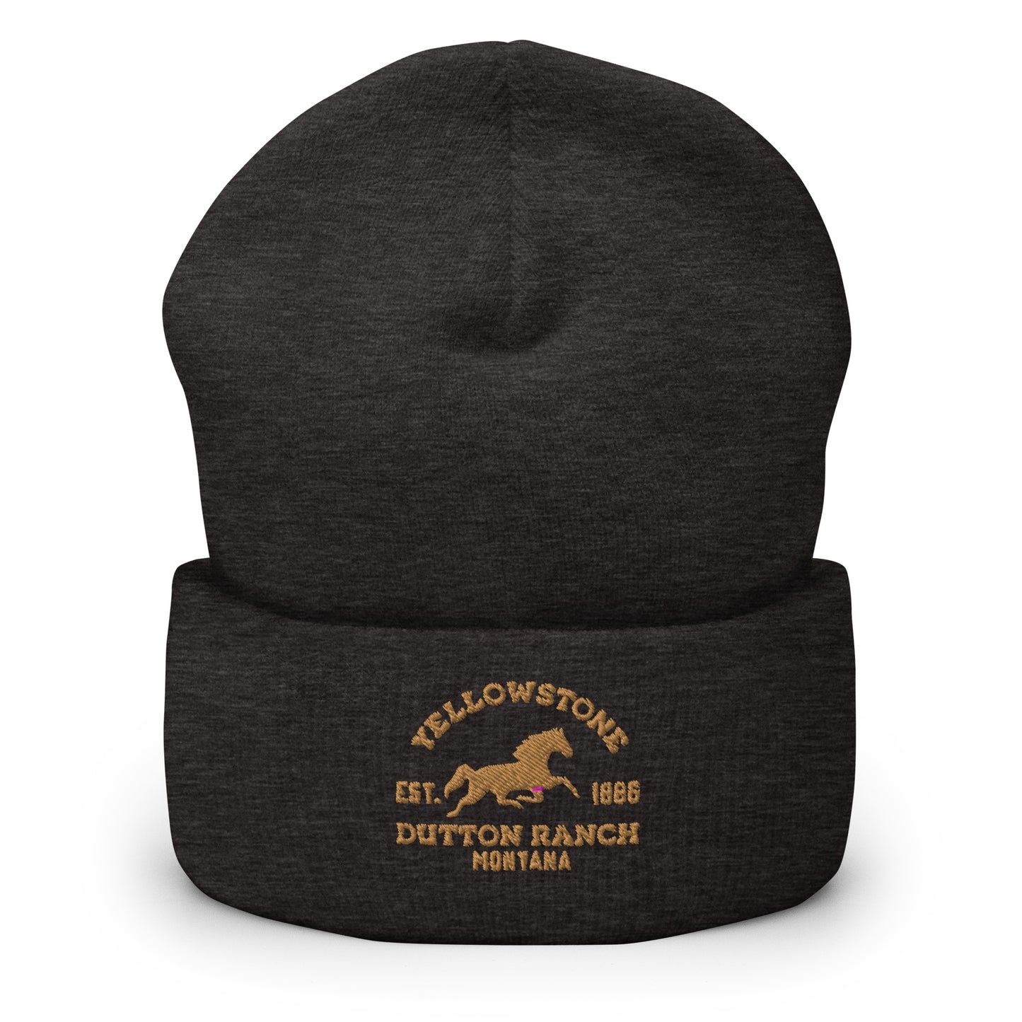 Yellowstone Dutton Ranch Montana Cuffed Beanie