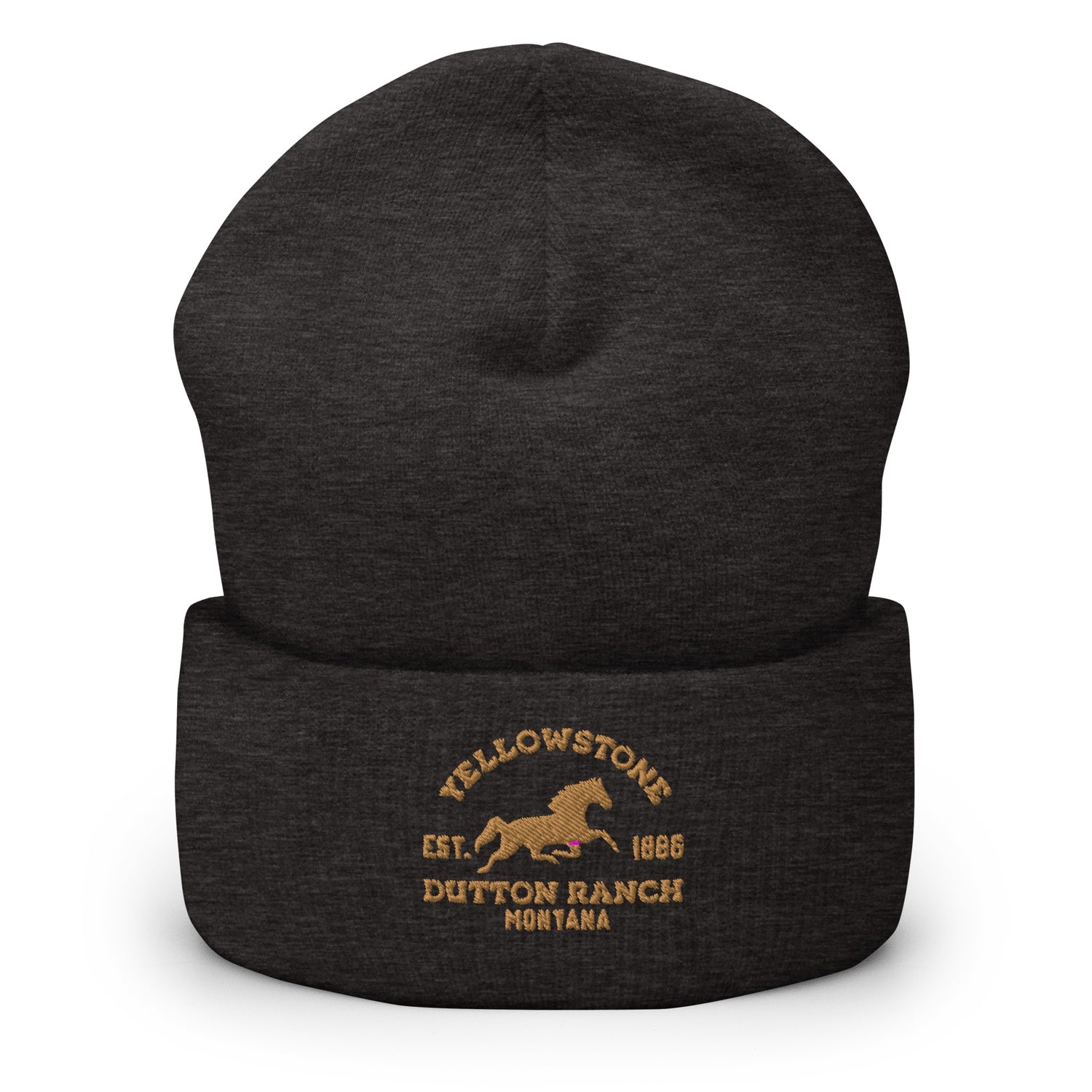 Yellowstone Dutton Ranch Montana Cuffed Beanie