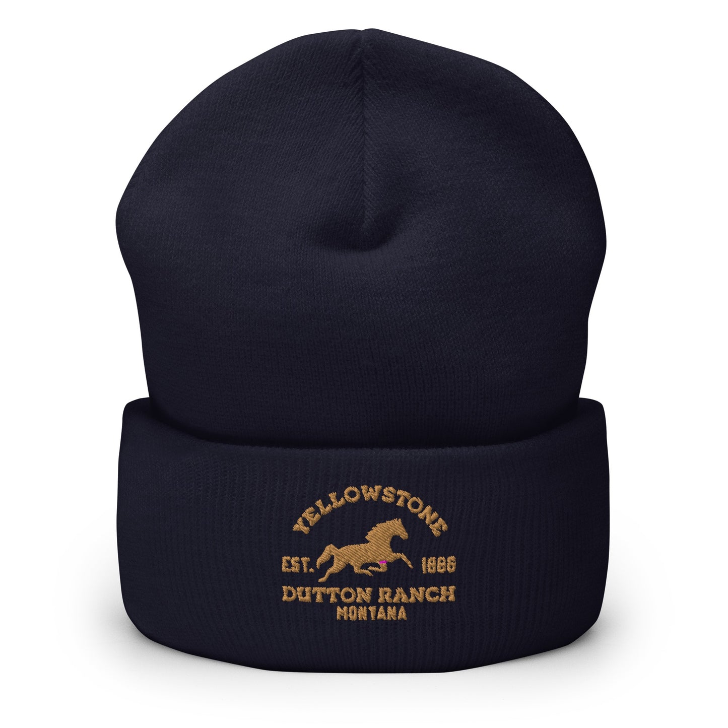 Yellowstone Dutton Ranch Montana Cuffed Beanie