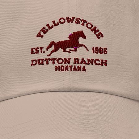 Yellowstone Dutton Ranch Montana Classic Dad Hat