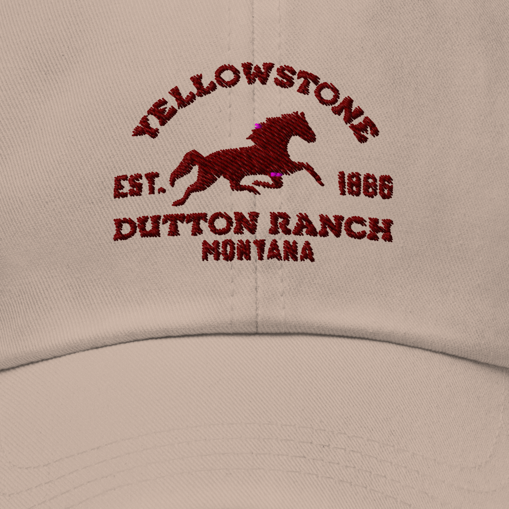 Yellowstone Dutton Ranch Montana Classic Dad Hat