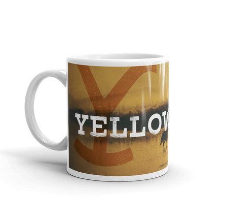 Yellowstone Logo White Mug