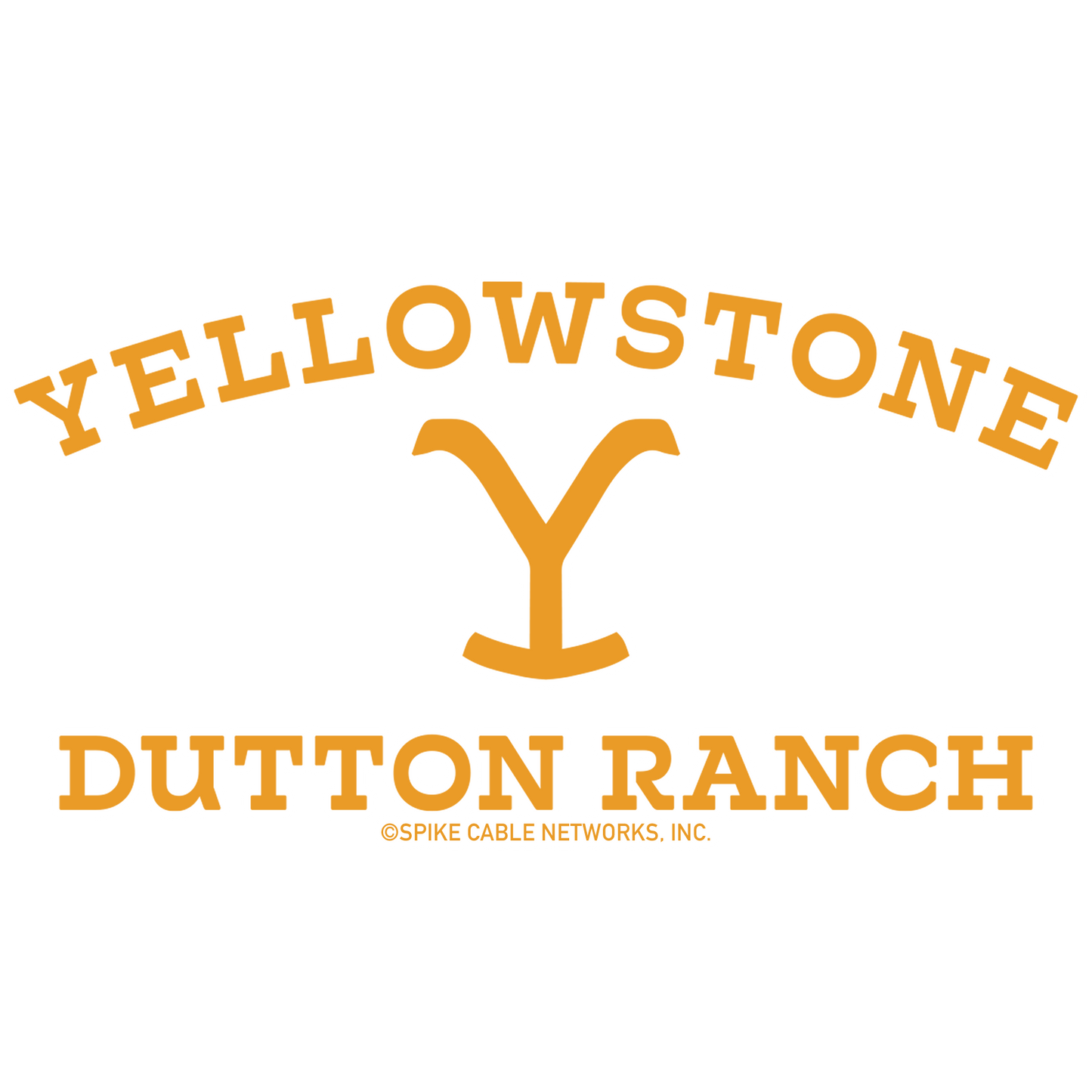 Yellowstone Logo Die Cut Sticker