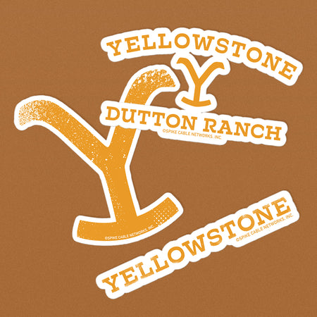 Yellowstone Logo Die Cut Sticker