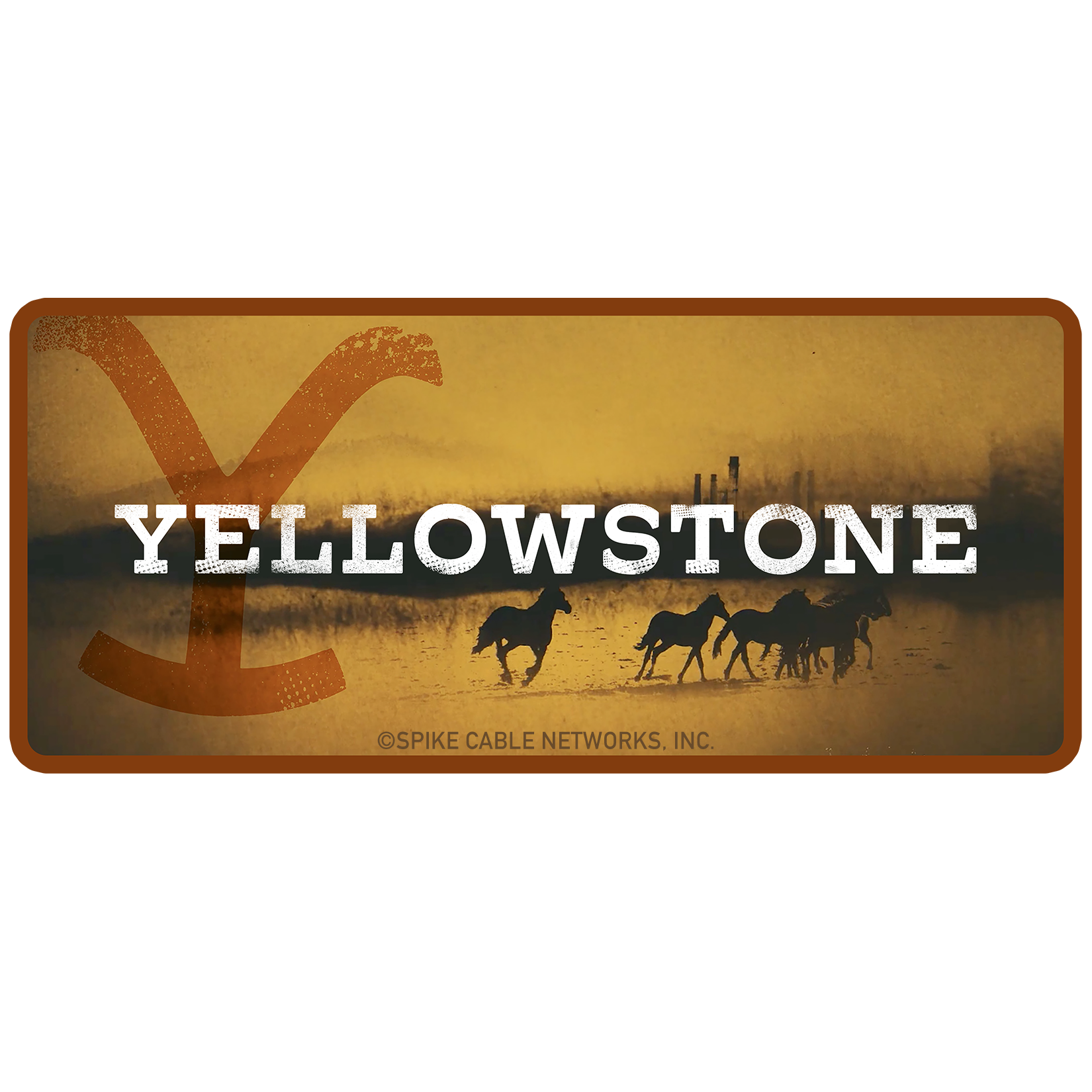 Yellowstone Club Sticker Yellowstone Logo Scenery Sticker Assorted Pack of 3 | Yellowstone Shop