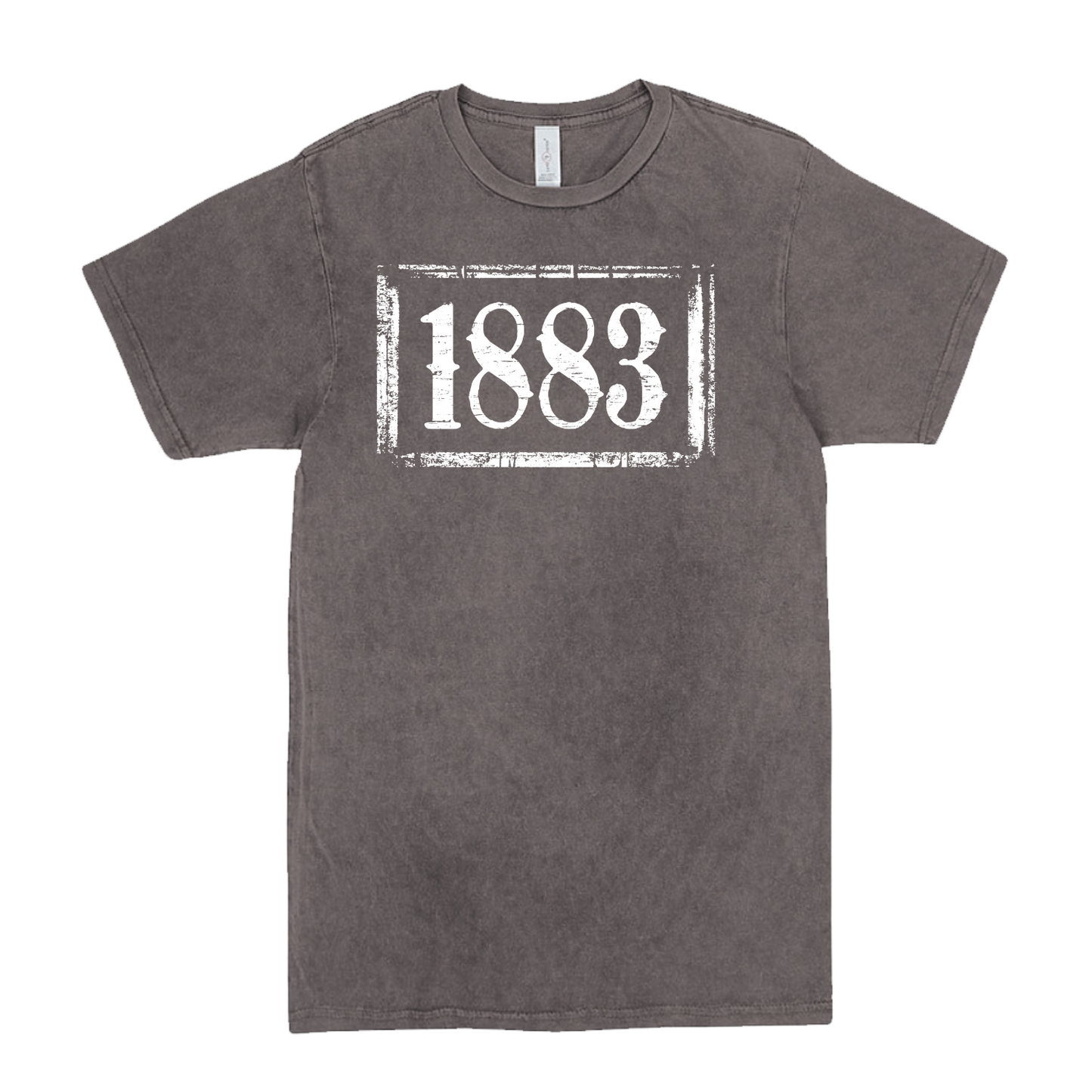 Yellowstone 1883 Logo Distressed Short Sleeve T-Shirt