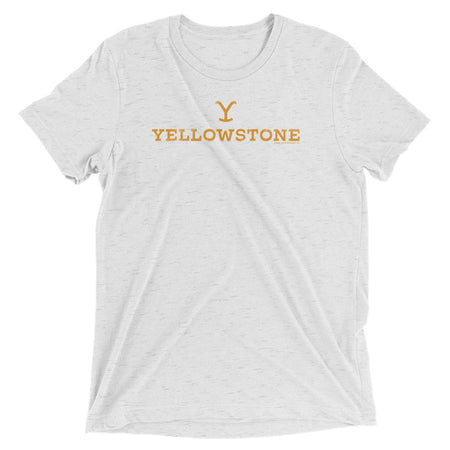 Yellowstone Y Logo Adult Tri-Blend T-Shirt