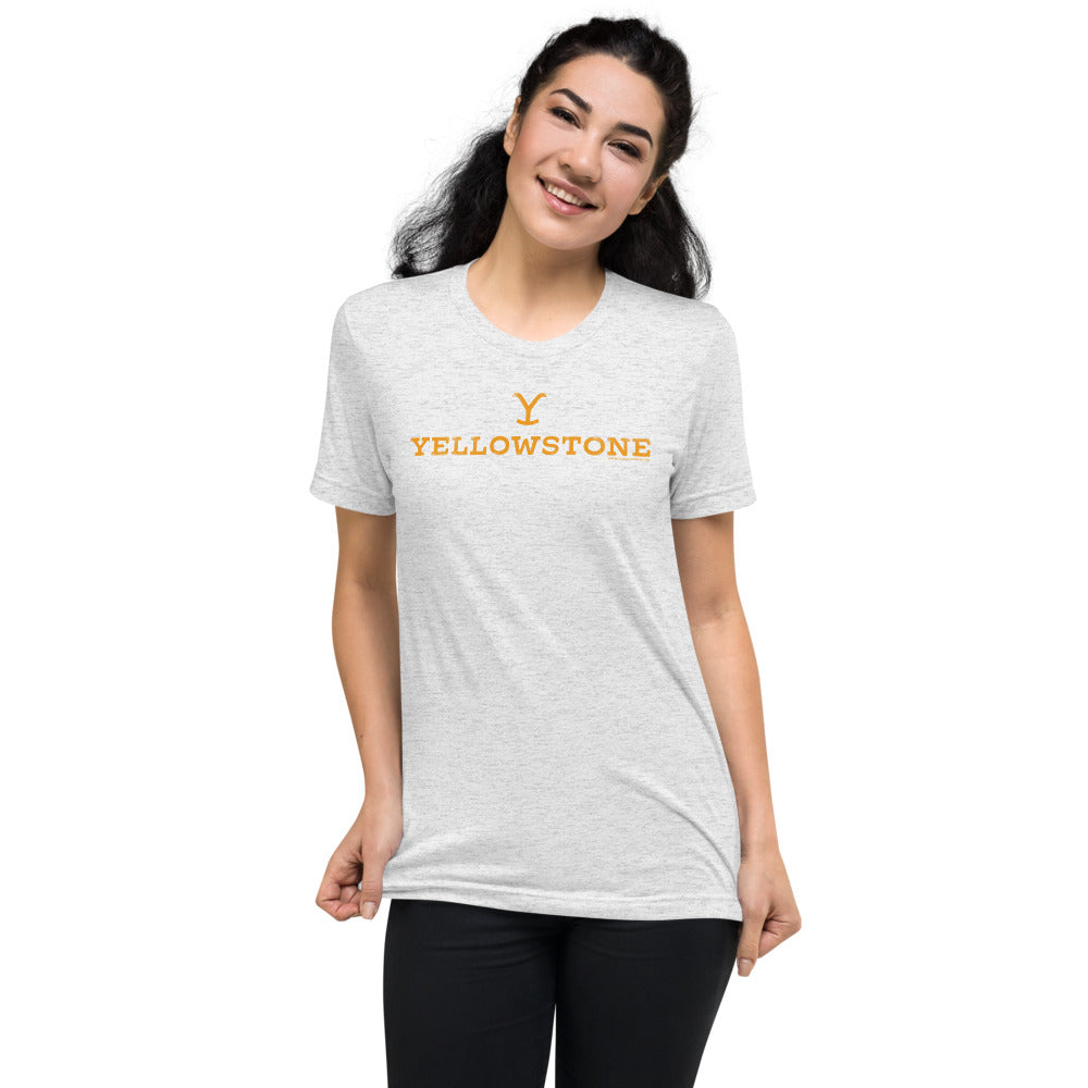 Yellowstone Y Logo Adult Tri-Blend T-Shirt