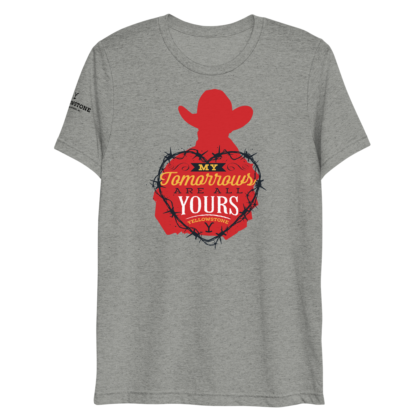 Yellowstone My Tomorrows Are All Yours Cowboy Unisex Tri-Blend T-Shirt