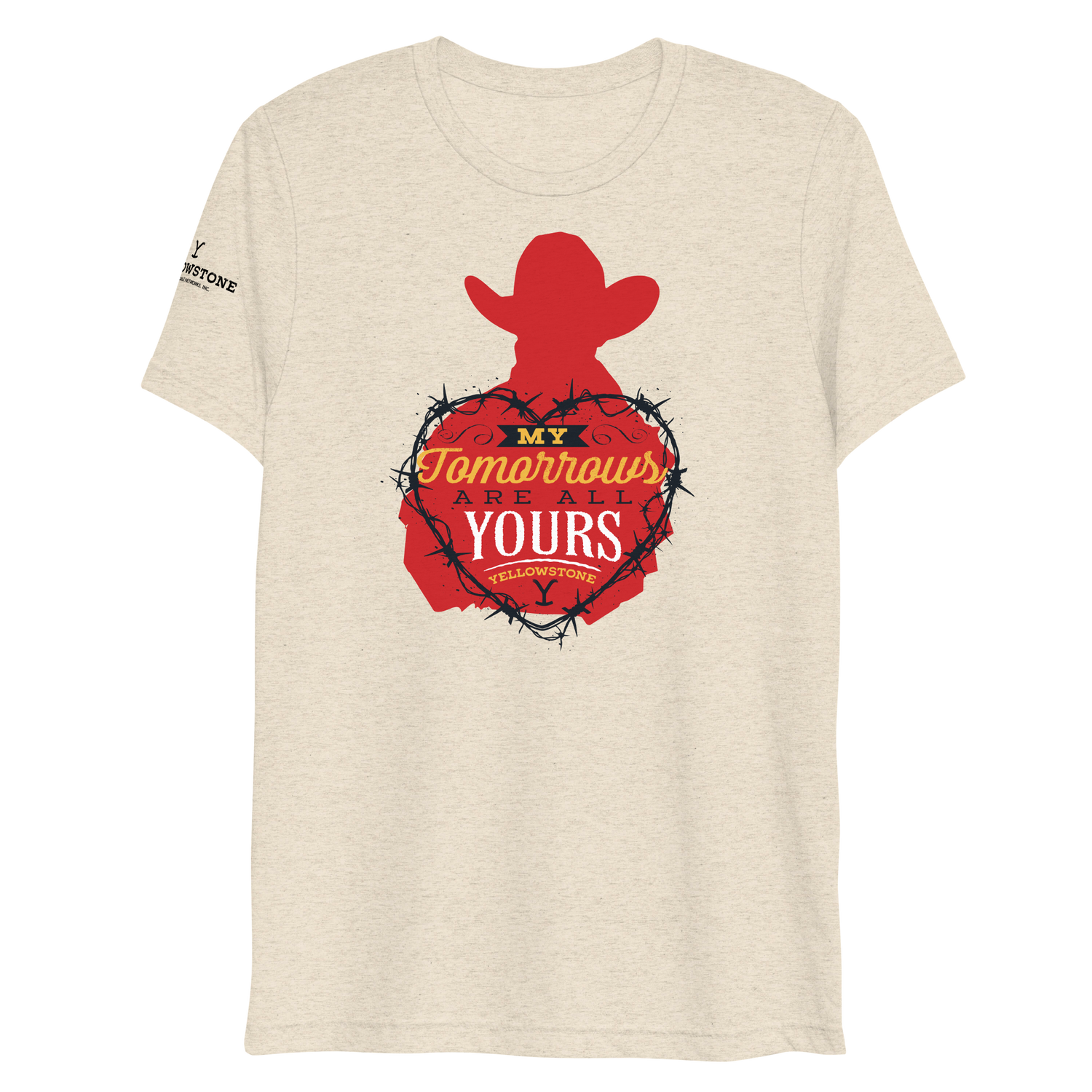 Yellowstone My Tomorrows Are All Yours Cowboy Unisex Tri-Blend T-Shirt