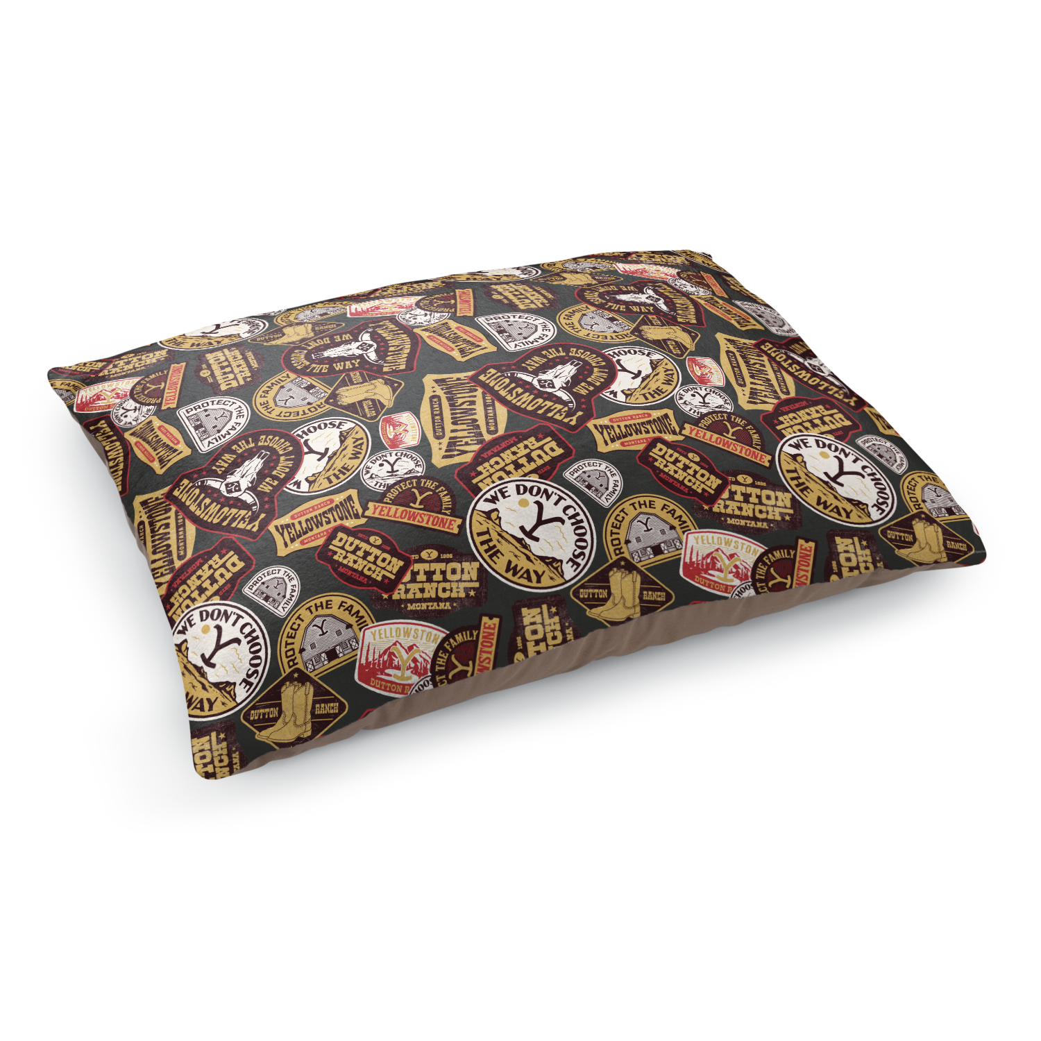 Yellowstone Patches Pet Bed Yellowstone Shop