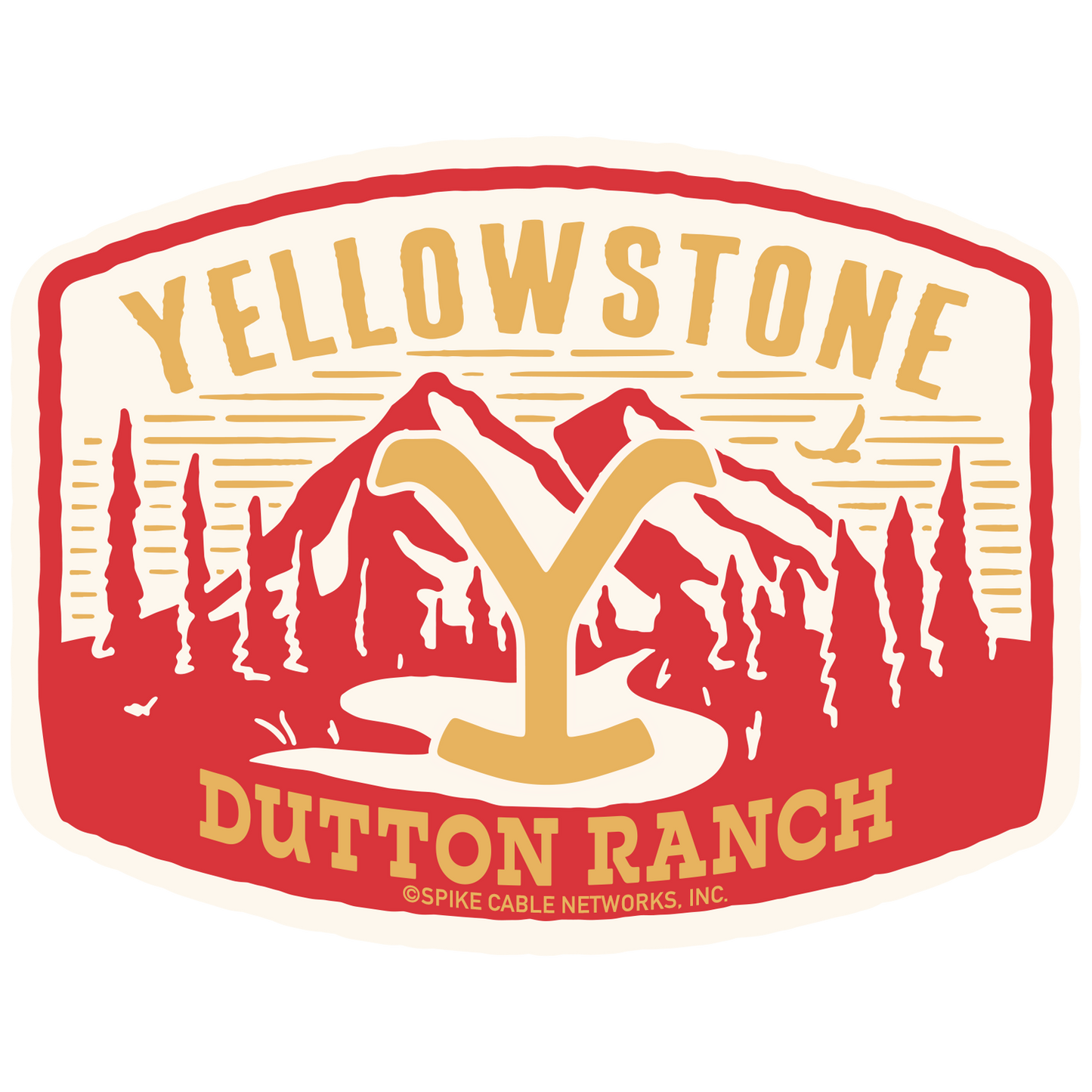 Yellowstone Assorted Patches Sticker Pack of 3