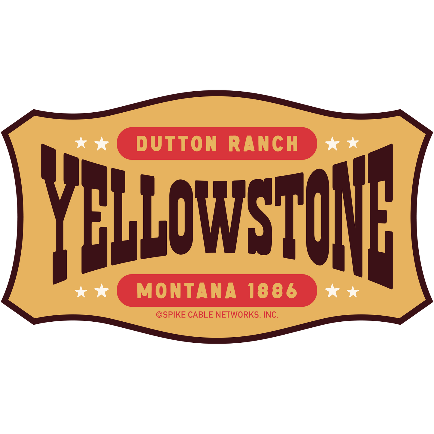 Yellowstone Assorted Patches Sticker Pack of 3