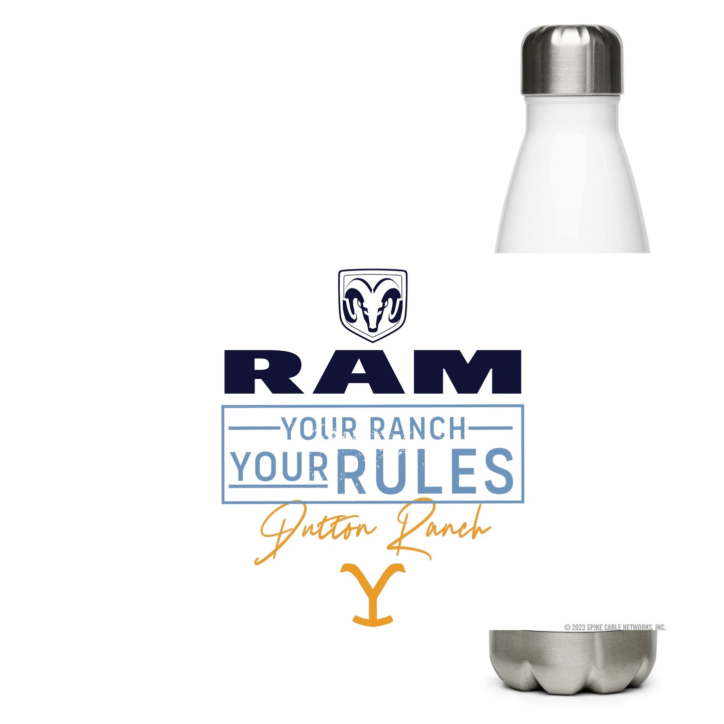 Yellowstone x Ram Your Ranch Your Rules Water Bottle