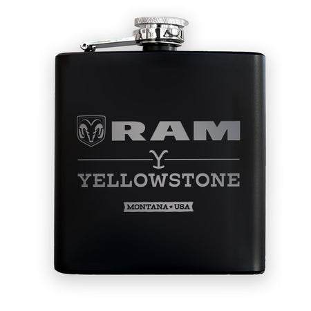 Yellowstone x Ram Matte Flask