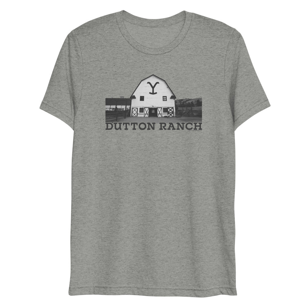Yellowstone Dutton Ranch Barn Unisex Tri-Blend T-Shirt