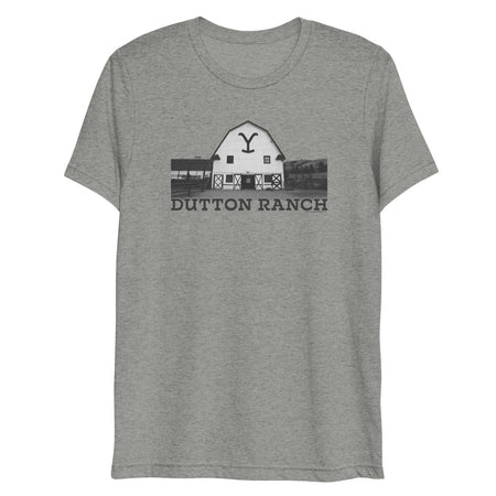 Yellowstone Dutton Ranch Barn Men's Tri-Blend T-Shirt