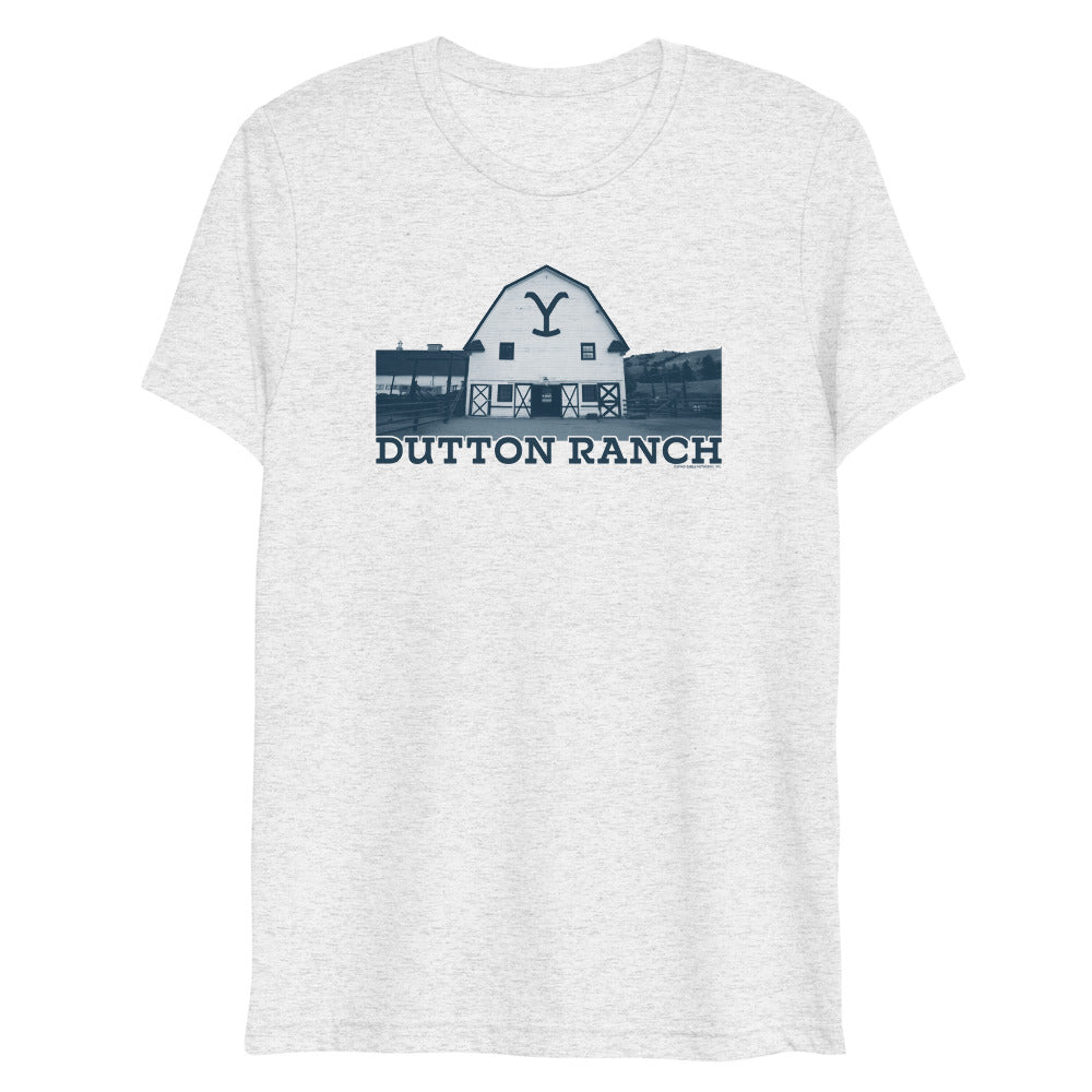 Yellowstone Dutton Ranch Barn Men's Tri-Blend T-Shirt