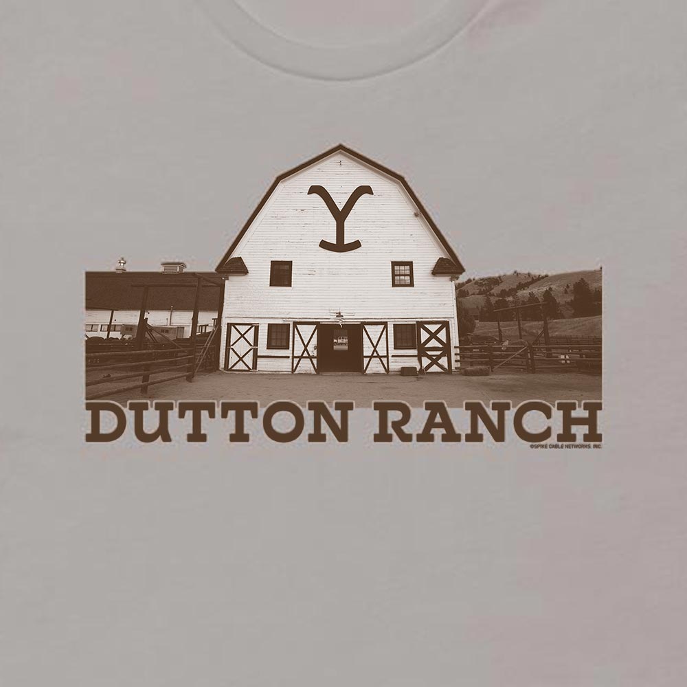 Yellowstone Dutton Ranch Barn Adult Short Sleeve T-Shirt