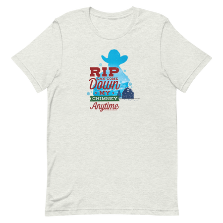 Yellowstone RIP Can Come Down My Chimney Any Time Silhouette Unisex Premium T-Shirt