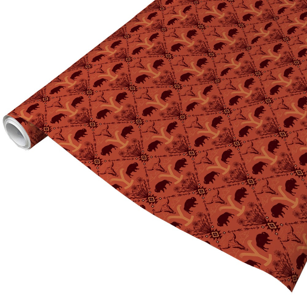 Yellowstone TV Show Dutton Ranch Premium Kraft Roll Gift Wrap Wrapping Paper