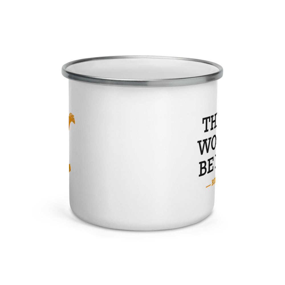 Yellowstone RIP Wheeler Quote Enamel Mug