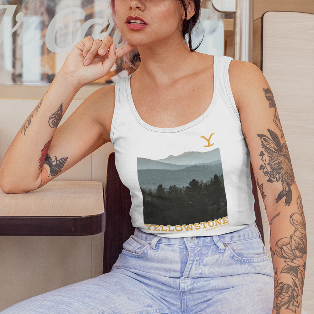 Yellowstone Scenery Unisex Tank Top