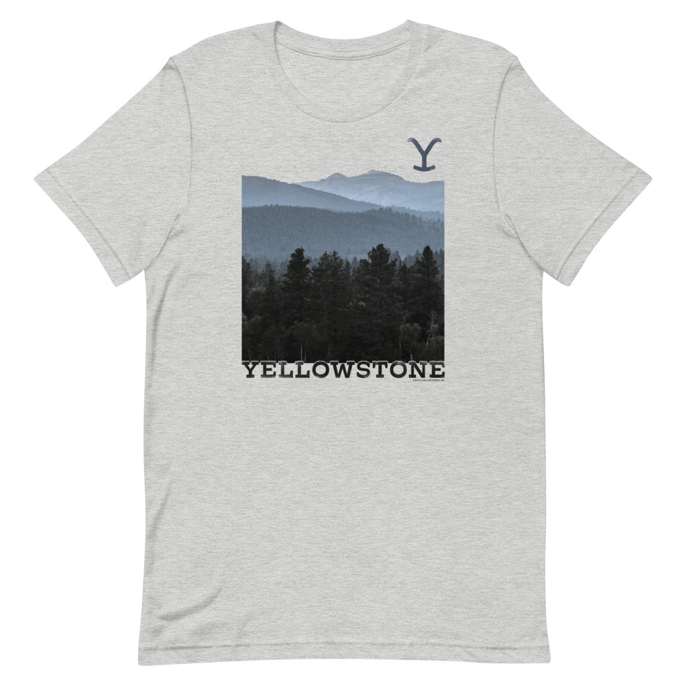 Yellowstone Scenery Adult Short Sleeve T-Shirt