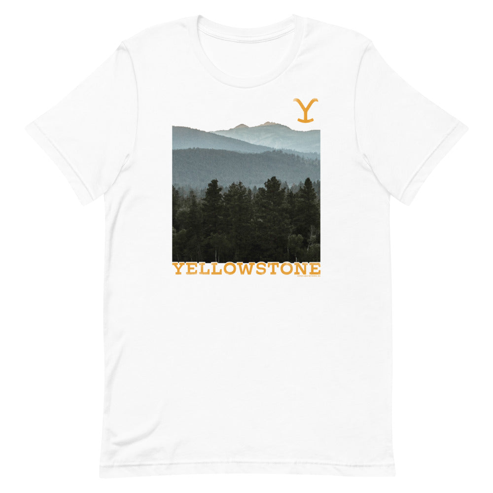 Yellowstone Scenery Adult Short Sleeve T-Shirt