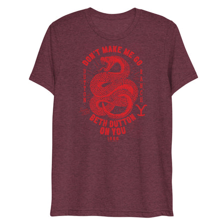 Yellowstone Snake Beth Dutton On You Unisex Tri-Blend T-Shirt