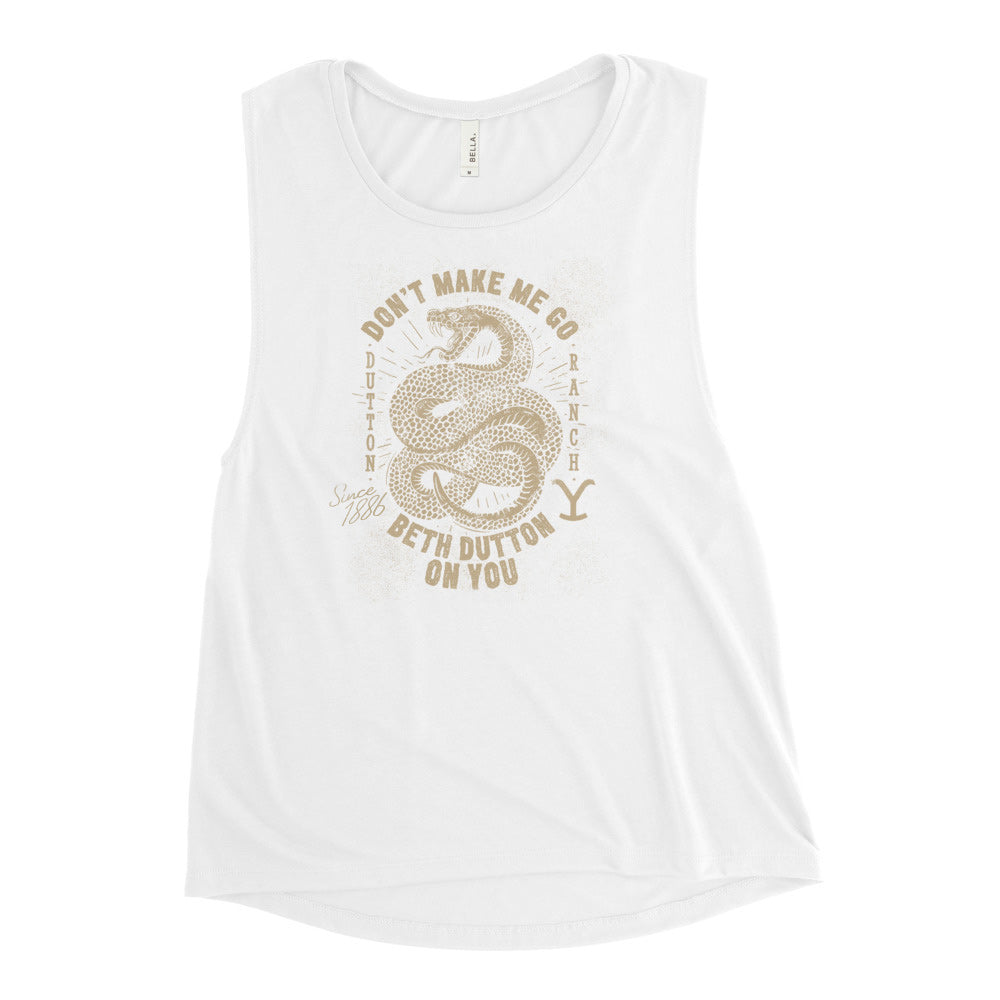 Yellowstone Snake Beth Dutton On You Women's Muscle Tank Top