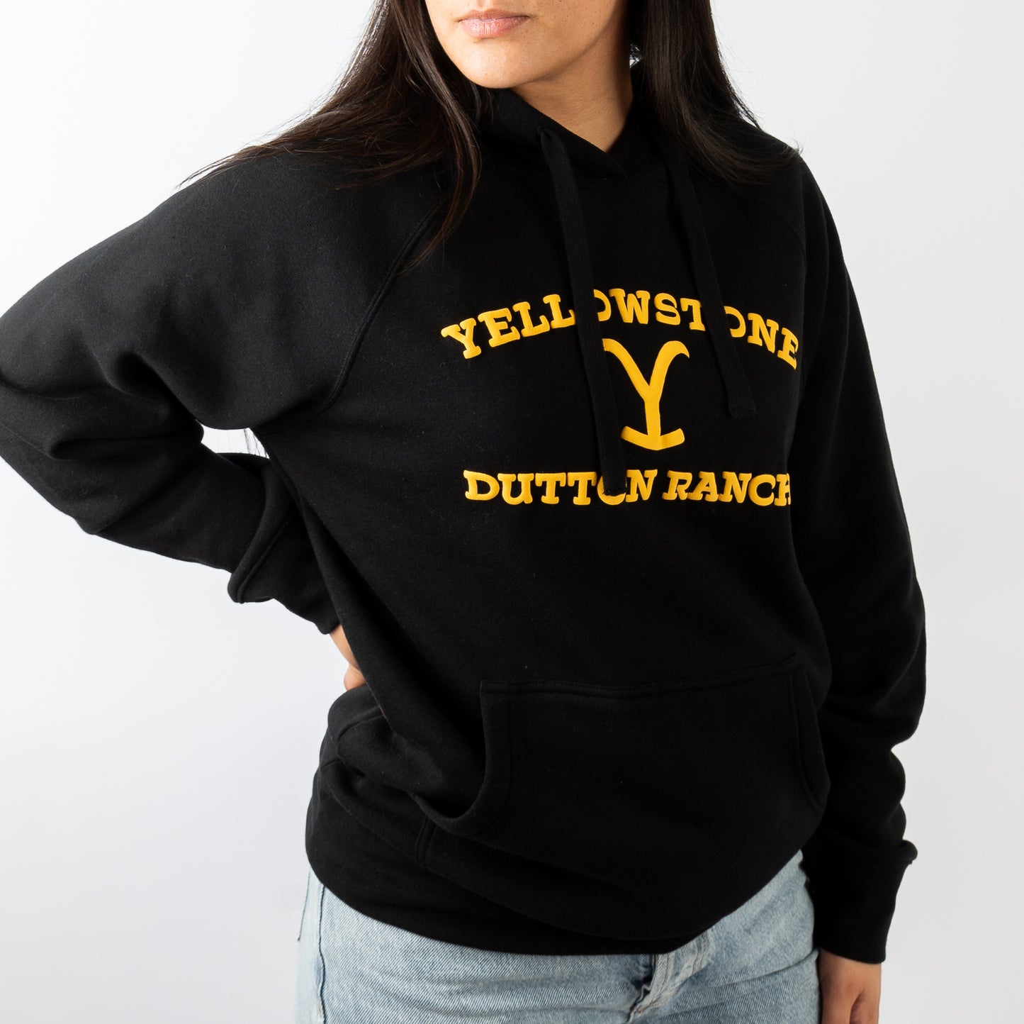 Yellowstone Dutton Ranch Puff Print Hoodie