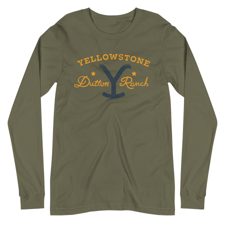 Yellowstone Dutton Ranch Star Adult Long Sleeve T-Shirt