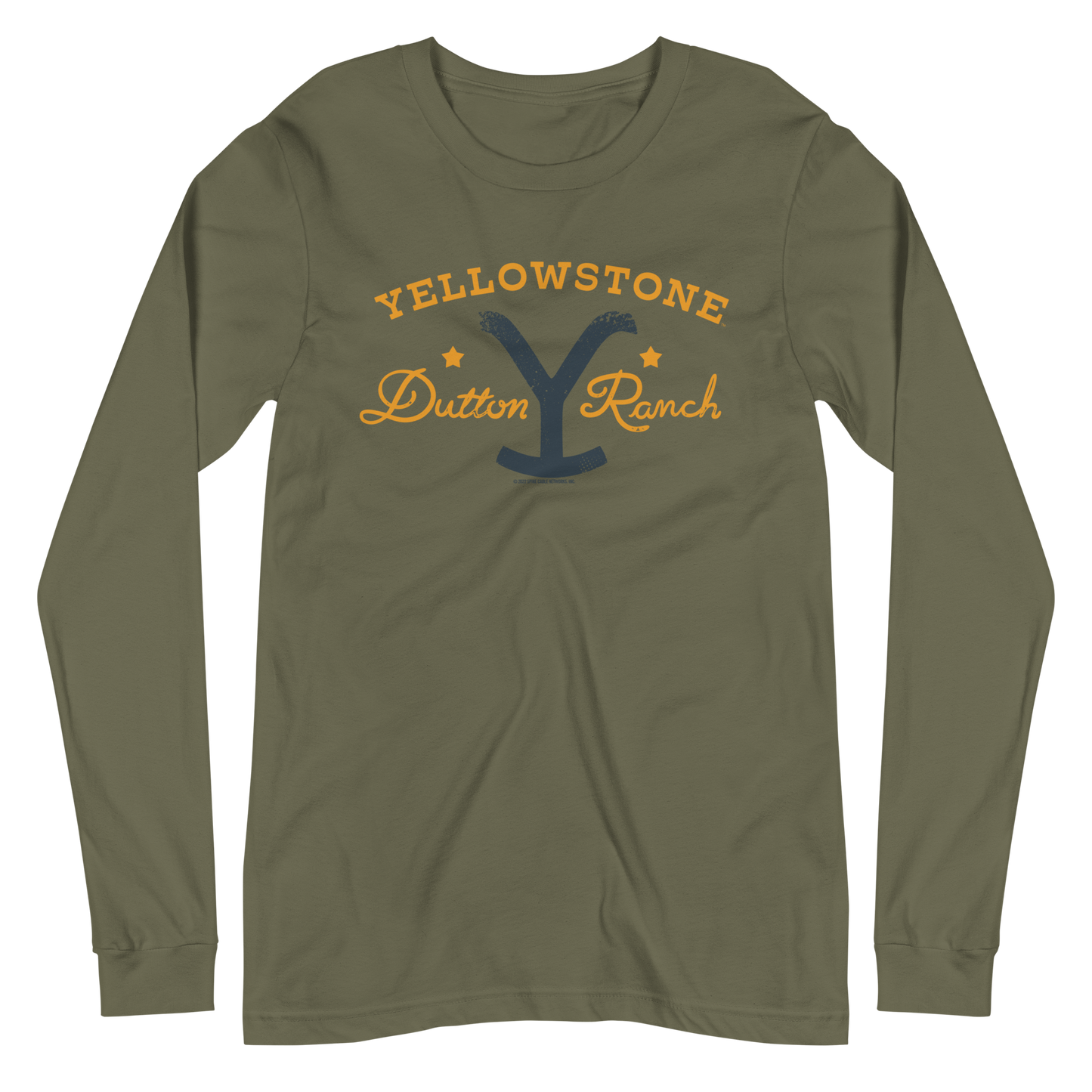 Yellowstone Dutton Ranch Star Adult Long Sleeve T-Shirt