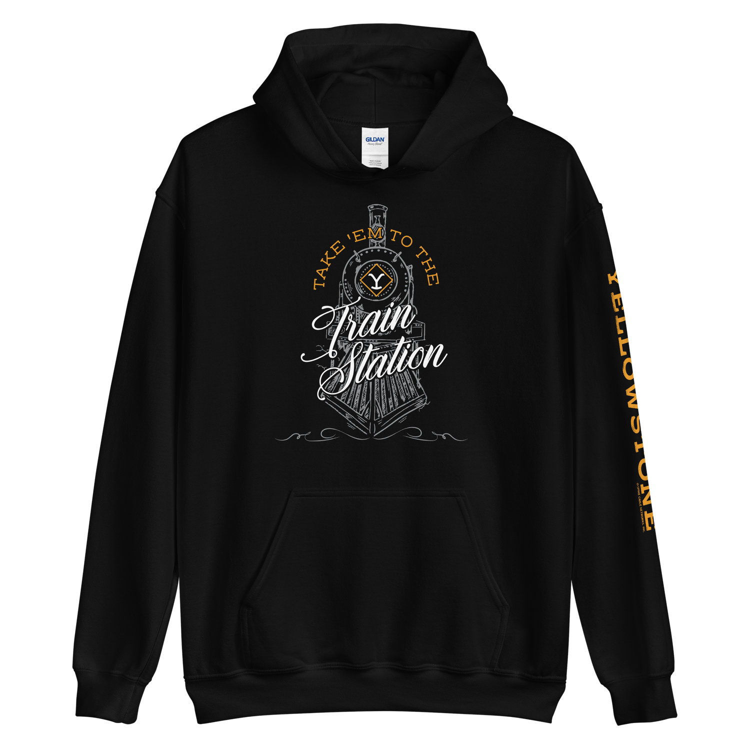 Yellowstone Take 'Em To The Train Station Hooded Sweatshirt