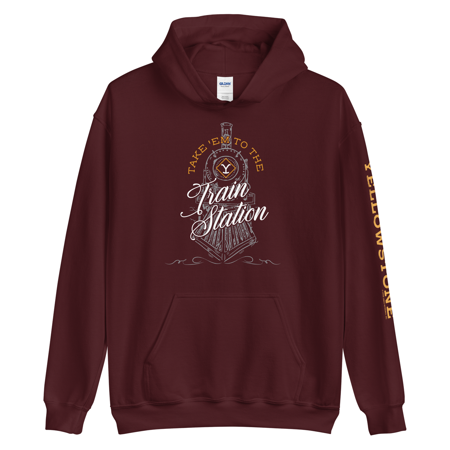 Yellowstone Take 'Em To The Train Station Hooded Sweatshirt